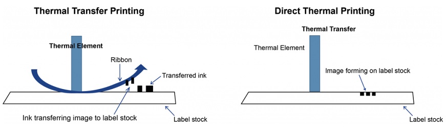 Thermal transfer shop direct thermal