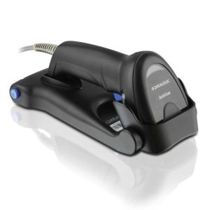Datalogic QuickScan QD2220 Black 1D Linear Imager, USB, Barcode Scanner Kit (includes scanner, USB cable 90A052065 and stand STD-QW25-BK)