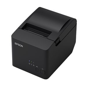EPSON TM-T82IVL Thermal Receipt Printer, Built-in USB+ Ethernet, Built-in Power Supply with AC Cable, Black